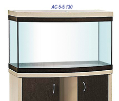 Аквариум 130 литров панорамный с гнутым передним стеклом АРГ