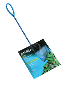 Сачок Marina 12.5 х 25 см синий с мягкой сеткой