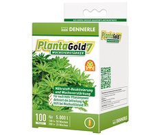 Dennerle Planta Gold 7 100 шт на 5000 л / Стимулятор роста для аквариумных растений в капсулах