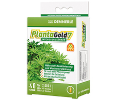 Dennerle Planta Gold 7 40 шт на 2000 л / Стимулятор роста для аквариумных растений в капсулах