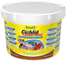 Tetra Cichlid Colour Mini 10 л / Мелкие мульти-шарики для цихлид (ведро)