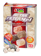 Активный фильтрующий материал AZOO ACTIVE FILTER 4 IN 1, уп. 0,5 л