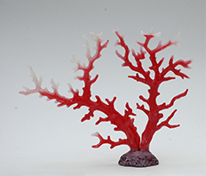 Коралл Vitality пластиковый (мягкий) красно-белый 34x7x26 см, SH9106SRW