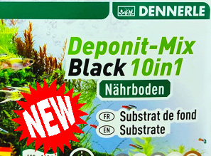 Питательный субстрат Dennerle Deponitmix Black 10in1 для аквариумов!
