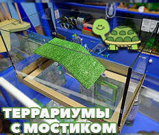 Акватеррариумы GOLDFISH с мостиком - В НАЛИЧИИ!