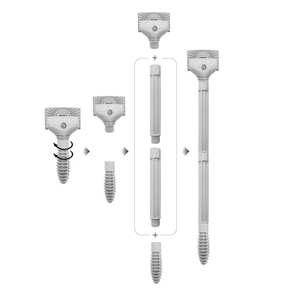 Комплект удлиняющих насадок для скребков и сифонов / Extending Rods ISTA