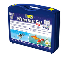 Tetra WaterTest Set Plus Набор капельных тестов в чемоданчике для измерения 10 параметров (pH, GH, KH, NH3/NH4, NO2, NO3, PO4, Fe, CO2, O2)