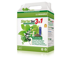 Dennerle Starter Set 3in1 / Стартовый набор для ухода за аквариумными растениями для аквариумов длиной до 60 см (50 - 80 л)