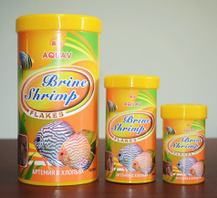 AQUAV Brine Shrimp Flakes 250 мл / Натуральная артемия в хлопьях