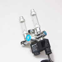 CO2 Редуктор с двумя выходами, электромагнитным клапаном и счетчиками пузырьков WYIN