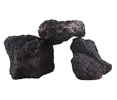 Декорация природная PRIME Черный вулканический камень S 5-10 см, шт