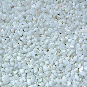 Гравий белый полированный 2-3 мм