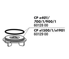 JBL CP e700/e900 Abdeckung Rotor+Dichtung / Крышка роторной камеры с прокладкой для фильтров CristalProfi e700/e900