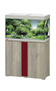 Аквариум EHEIM vivaline 126 LED серый дуб с подставкой (вставка тумбы "Бордо")