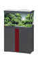 Аквариум EHEIM vivaline 126 LED антрацит с подставкой (вставка тумбы "Бордо")