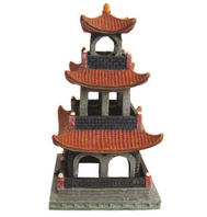 Декорация пластиковая PRIME "Пагода" 135 x 125 x 220 мм