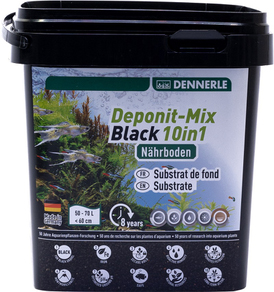 Субстрат питательный Dennerle Deponitmix Professional Black 10in1, 2.4кг