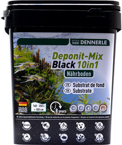 Субстрат питательный Dennerle Deponitmix Professional Black 10in1, 9.6кг