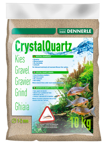 Грунт Dennerle Crystal Quartz Gravel, природный белый, уп. 10 кг