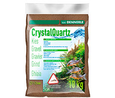 Грунт Dennerle Crystal Quartz Gravel, темно-коричневый, уп. 10 кг