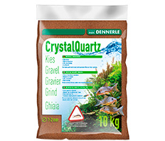 Грунт Dennerle Crystal Quartz Gravel, светло-коричневый, уп. 10 кг