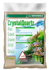 Грунт Dennerle Crystal Quartz Gravel, природный белый, уп. 5 кг