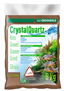 Грунт Dennerle Crystal Quartz Gravel, темно-коричневый, уп. 5 кг