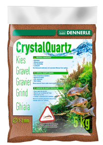 Грунт Dennerle Crystal Quartz Gravel, светло-коричневый, уп. 5 кг
