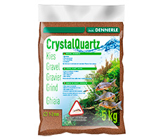 Грунт Dennerle Crystal Quartz Gravel, светло-коричневый, уп. 5 кг