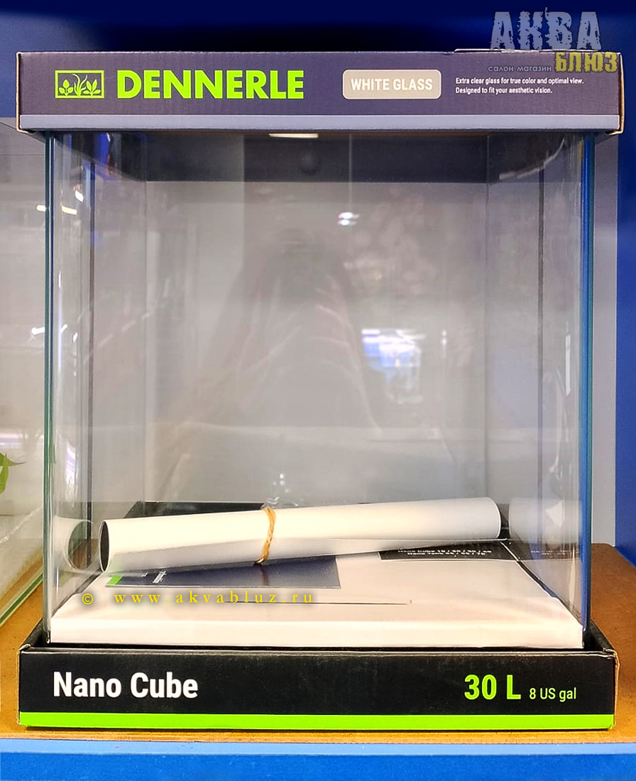 Аквариум Dennerle Nanocube White Glass 30 л
