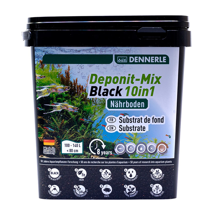 Питательный субстрат Dennerle Deponitmix Professional Black 10in1 4.8кг