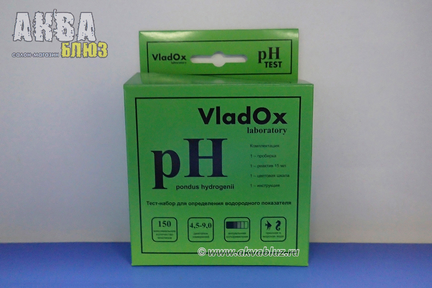 pH тест для аквариумной воды VladOx | 240 руб