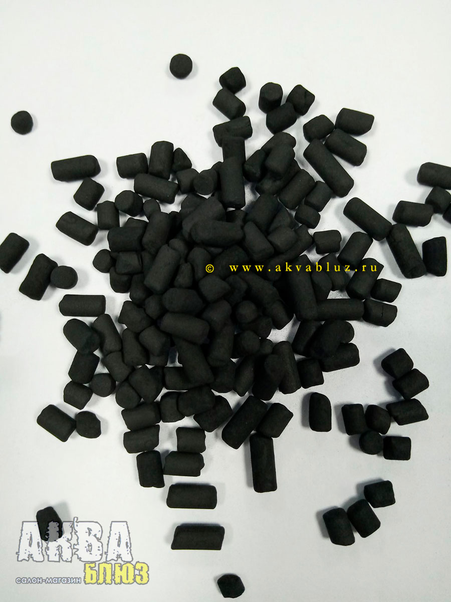 Высококачественный активированный уголь UDeco Activated Carbon HQ (3 мм, уп. 1 л)